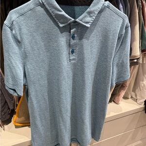 lululemon athletica Blue Polo Shirt